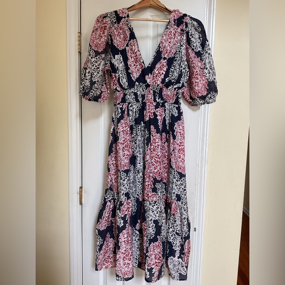 Set of 2 Francesca’s Floral Midi Dress NWT - Picture 3 of 6